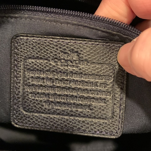 COACH Purse, Navy Blue. Great condition. - Picture 11 of 16
